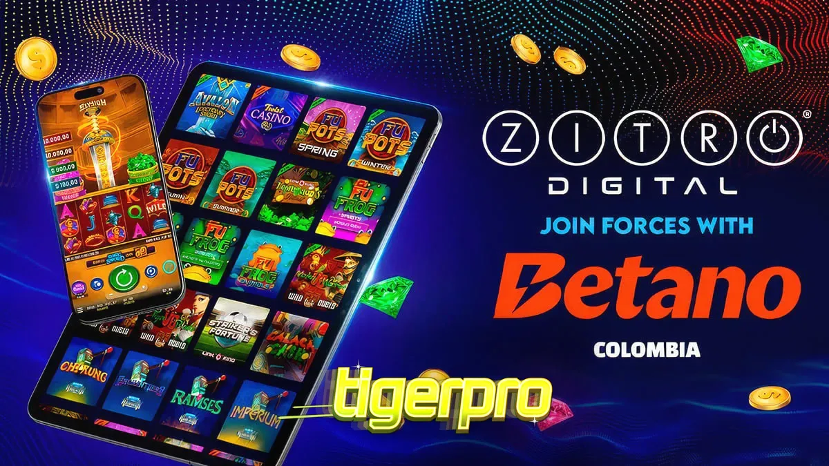 Tampilan antarmuka platform permainan slot dan video bingo Zitro Digital.